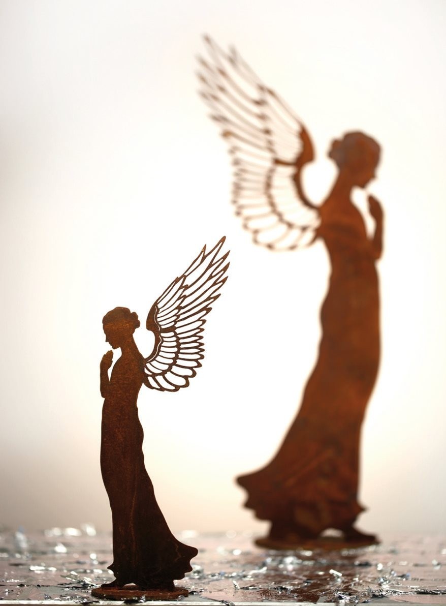 Rostige Deko Engel - Engelfiguren aus Metall online kaufen