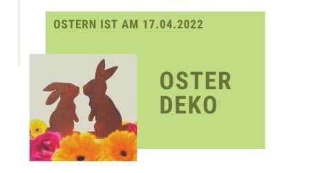 Osterdeko in großer auswahl - Osterhasen Ostereier und Geschenke