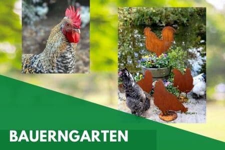 Gartendeko für den Bauerngarten