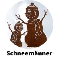 Schneemann Deko