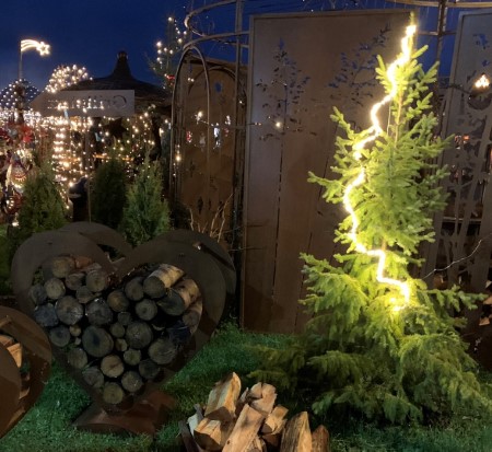 LED Lichterkette Garten warmweiß