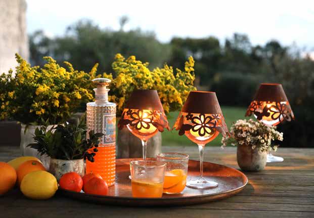 Sommer Deko aus Edelrost Gartendeko