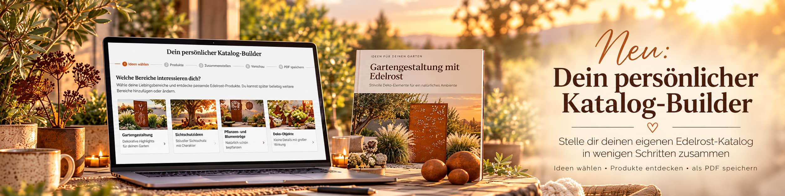 Dein pers&ouml;hnlicher Edelrost Katalog