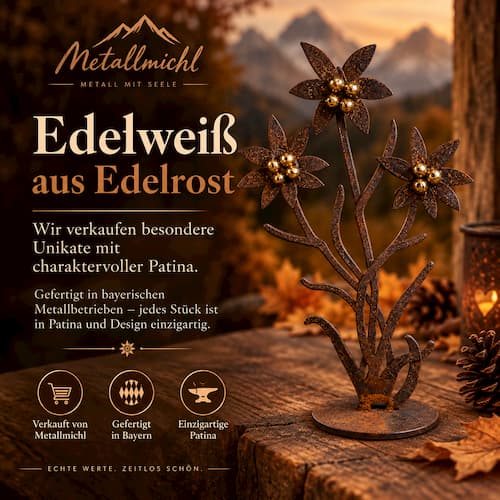 Metallmichl - Gartendeko Rost - Sichtschutz