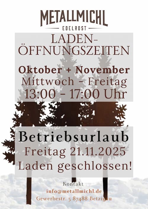 Öffnungszeiten
