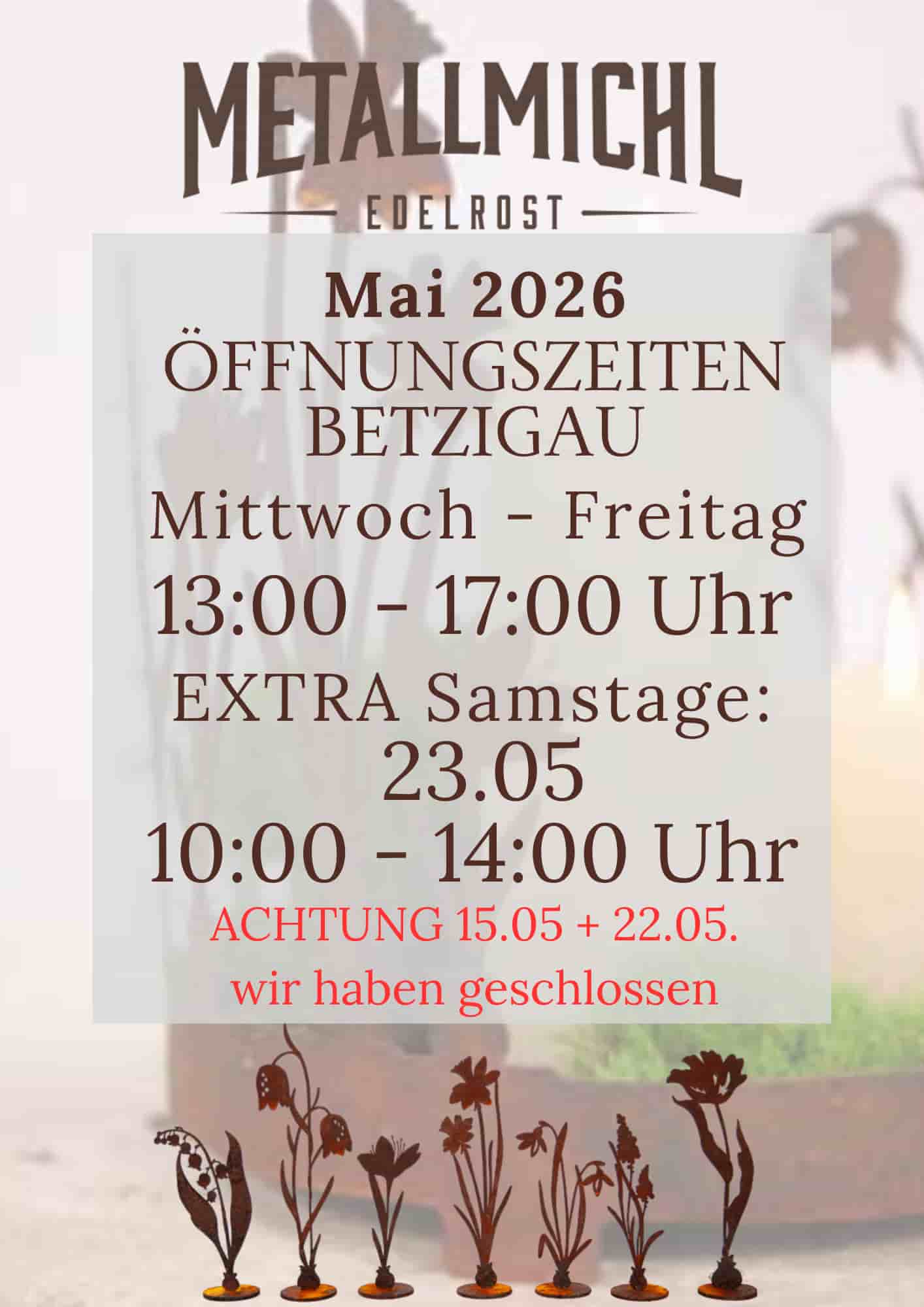 &Ouml;ffnungszeiten