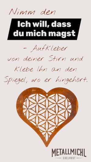 Schöne Sprüche und Blechschilder
