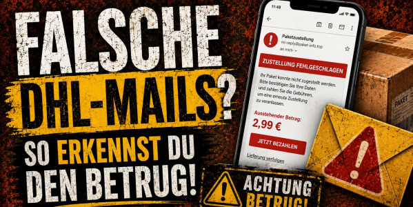 So kannst du Spam Emails von DHL und Co. erkennen!